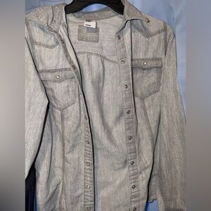 Women's Gray Denim Jacket